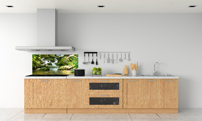 Cooker splashback Waterfall