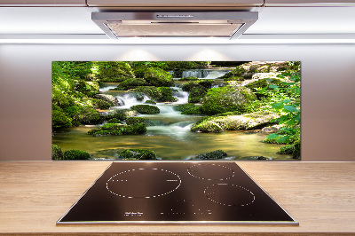 Cooker splashback Waterfall