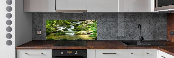 Cooker splashback Waterfall