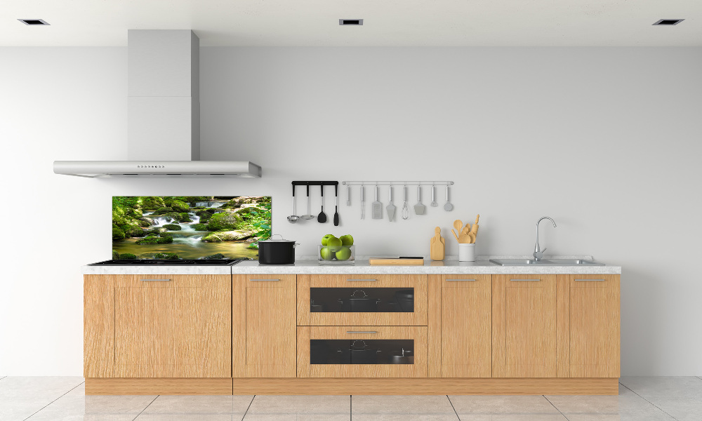 Cooker splashback Waterfall