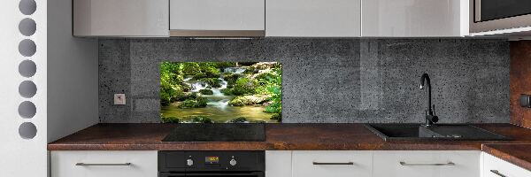 Cooker splashback Waterfall