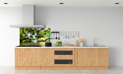 Cooker splashback Waterfall