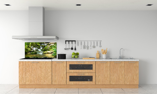 Cooker splashback Waterfall