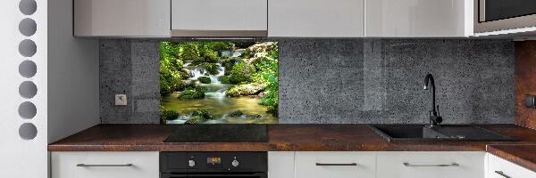 Cooker splashback Waterfall