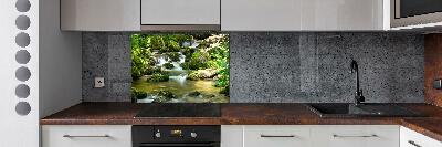 Cooker splashback Waterfall