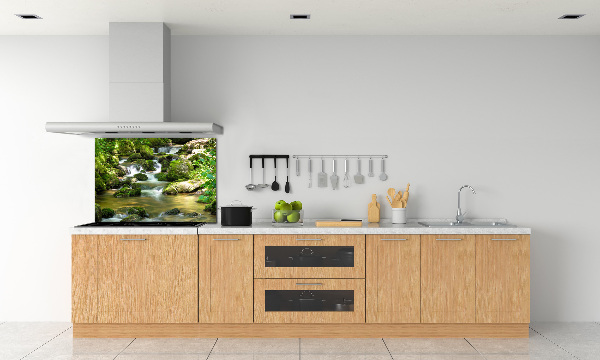 Cooker splashback Waterfall