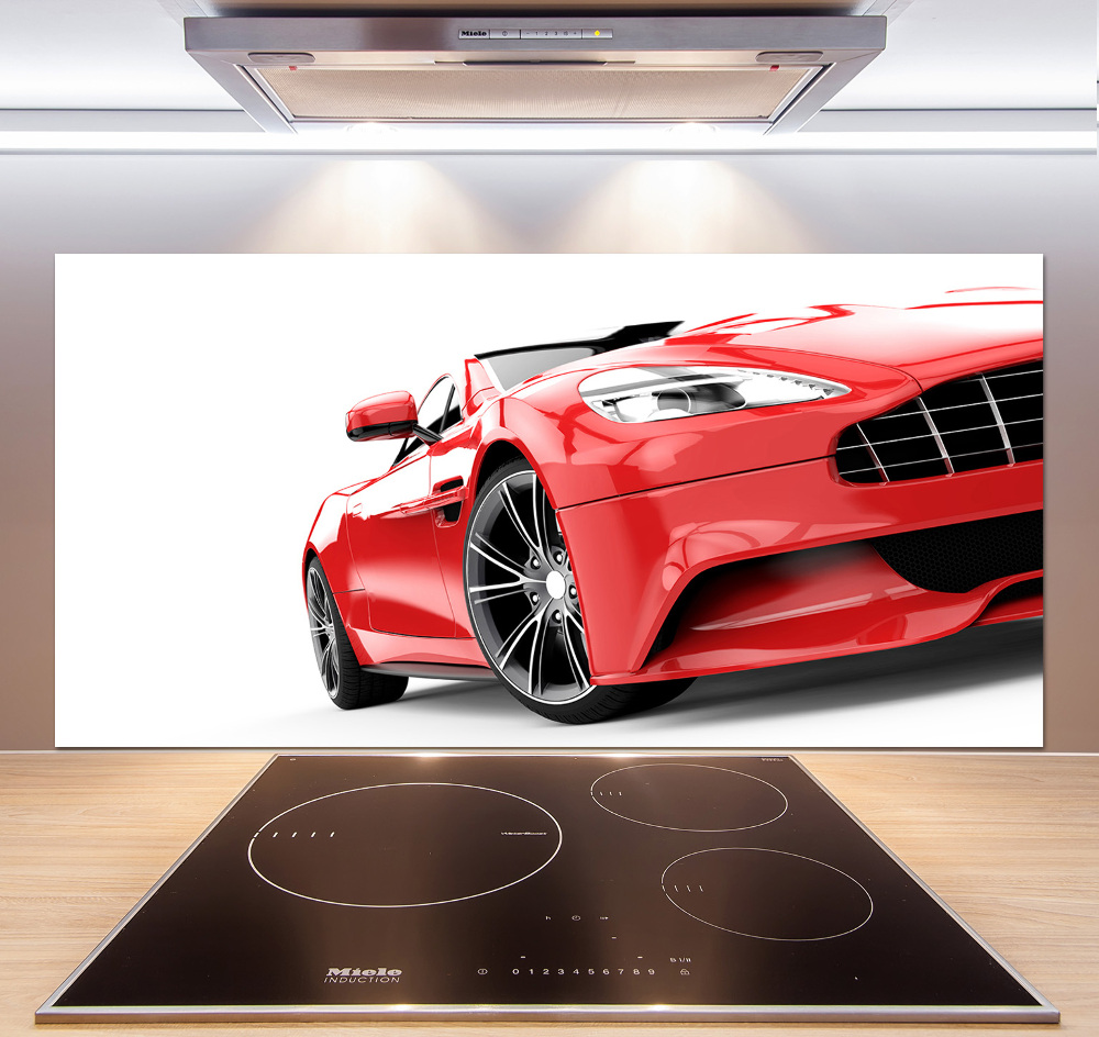 Kitchen splashback Sports car