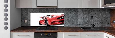 Kitchen splashback Sports car