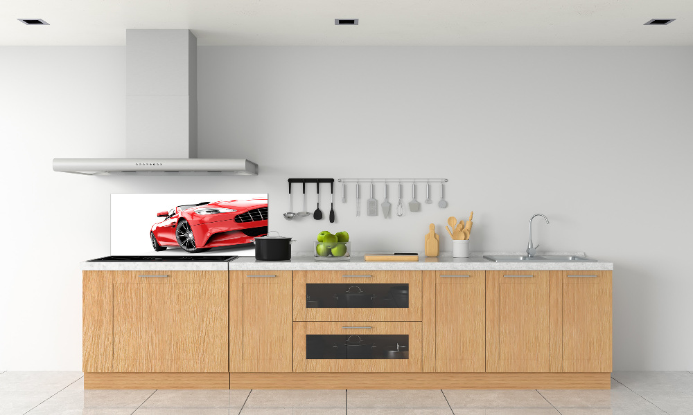 Kitchen splashback Sports car