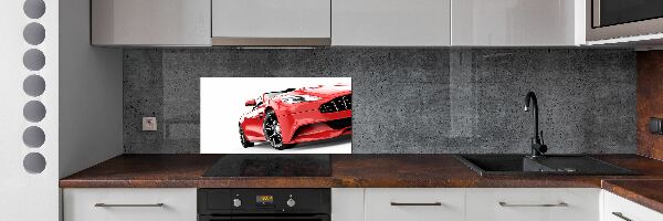 Kitchen splashback Sports car