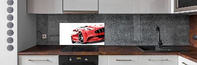 Kitchen splashback Sports car