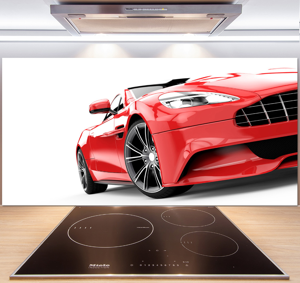 Kitchen splashback Sports car