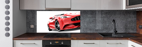 Kitchen splashback Sports car