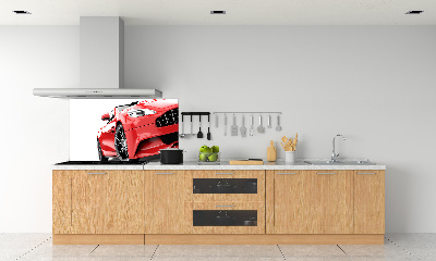 Kitchen splashback Sports car