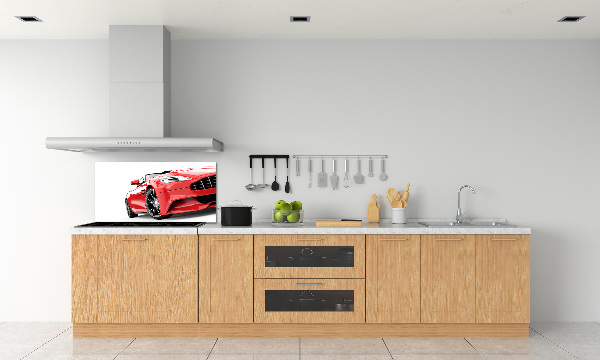 Kitchen splashback Sports car