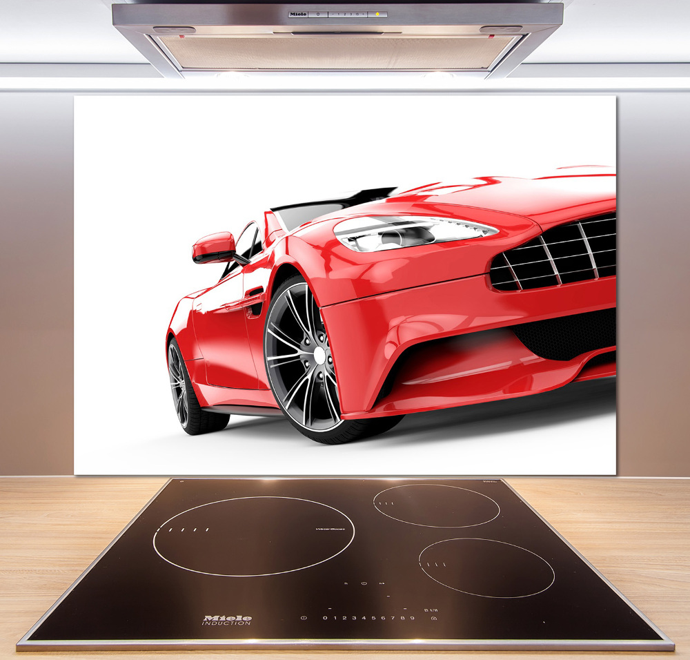 Kitchen splashback Sports car