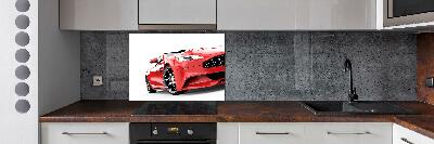 Kitchen splashback Sports car