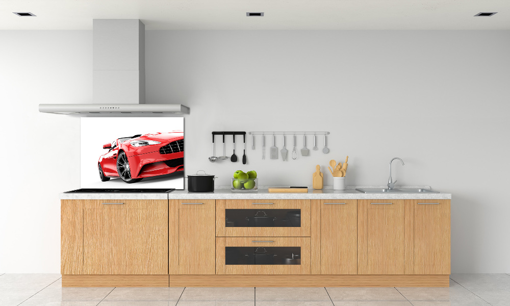 Kitchen splashback Sports car