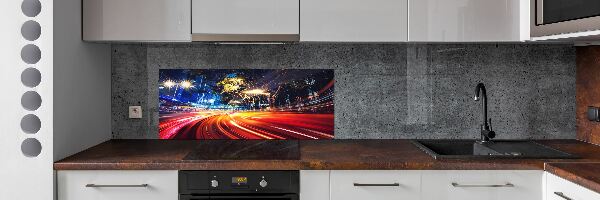 Cooker splashback Speed ??in the city