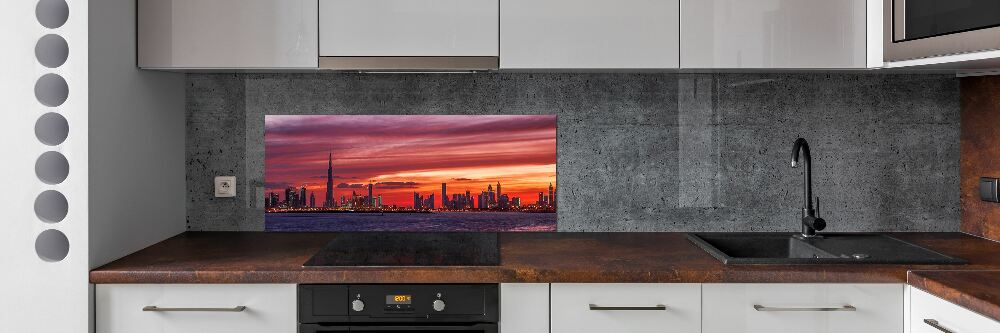 Cooker splashback Sunset Dubai