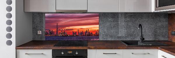 Cooker splashback Sunset Dubai