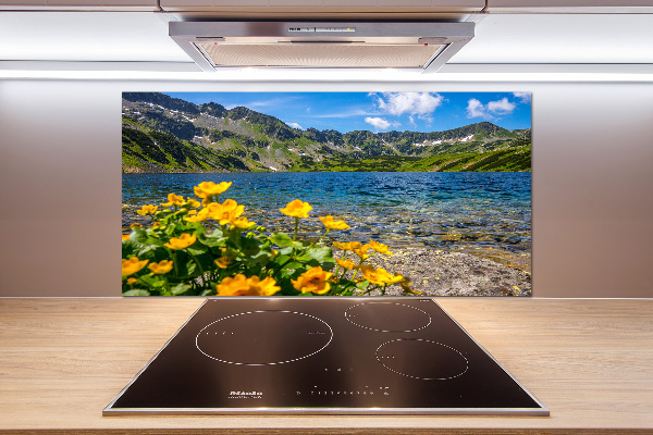 Cooker splashback Lake in the mountains