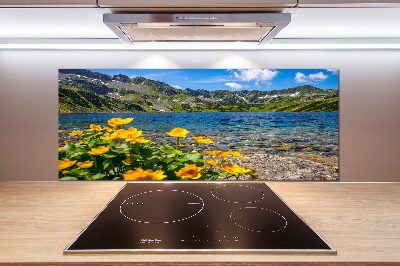 Cooker splashback Lake in the mountains