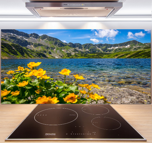 Cooker splashback Lake in the mountains