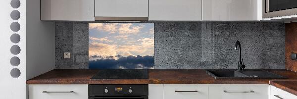 Cooker splashback Clouds in the sky