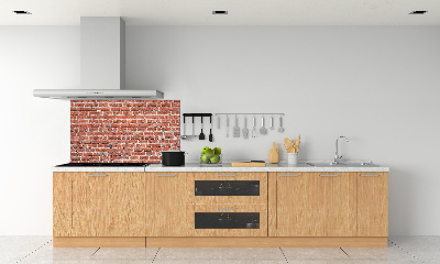 Cooker splashback Brick wall