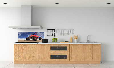 Kitchen splashback Quad in the desert