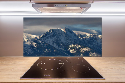 Cooker splashback Giewont in winter