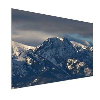 Cooker splashback Giewont in winter