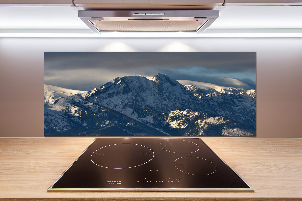 Cooker splashback Giewont in winter