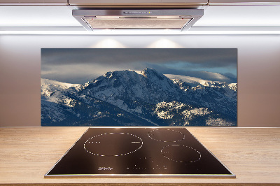 Cooker splashback Giewont in winter