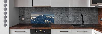 Cooker splashback Giewont in winter