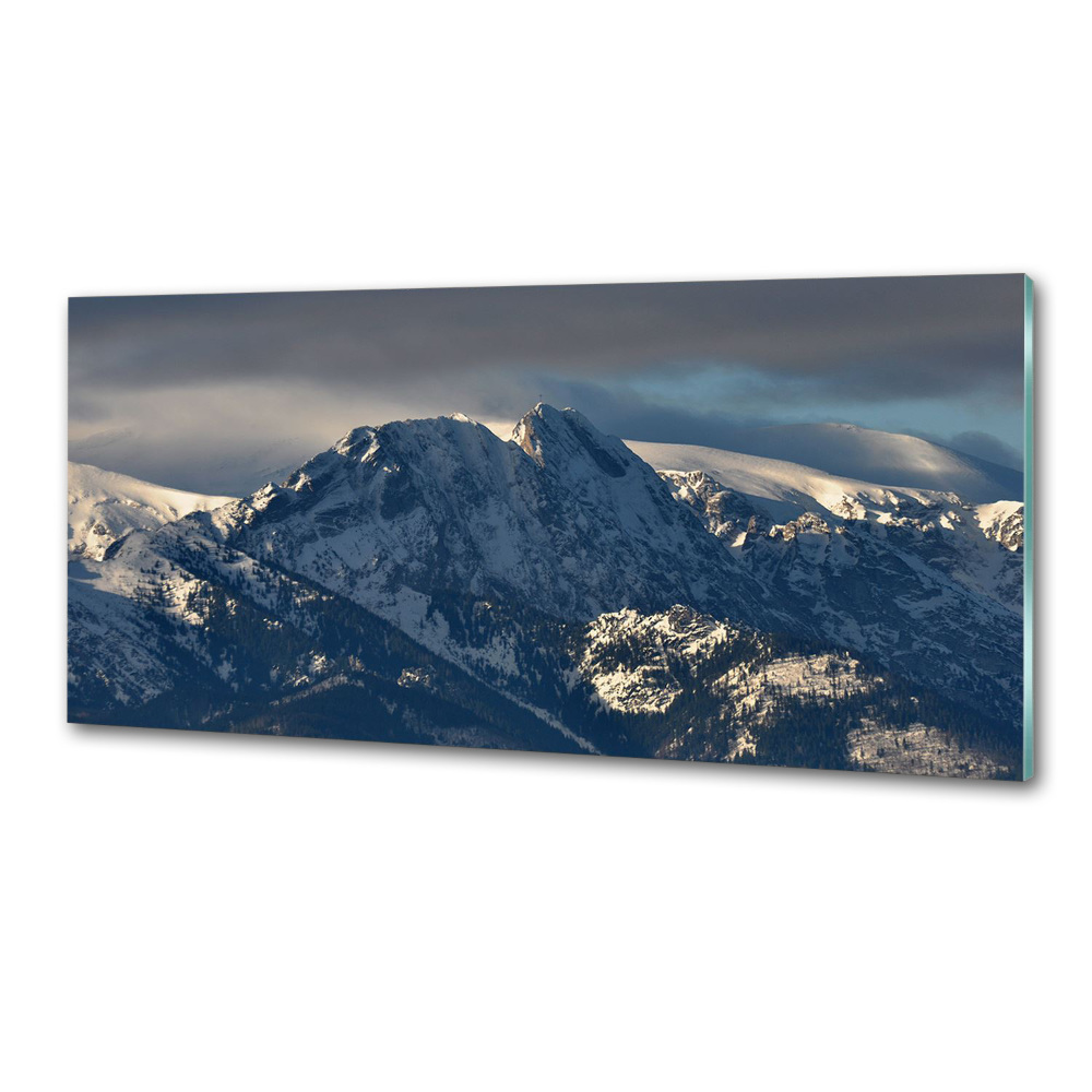 Cooker splashback Giewont in winter