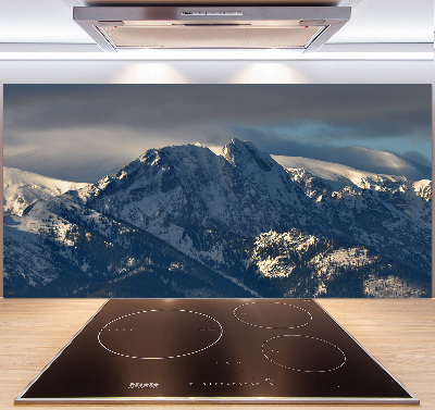 Cooker splashback Giewont in winter