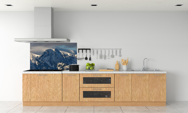 Cooker splashback Giewont in winter