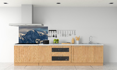 Cooker splashback Giewont in winter