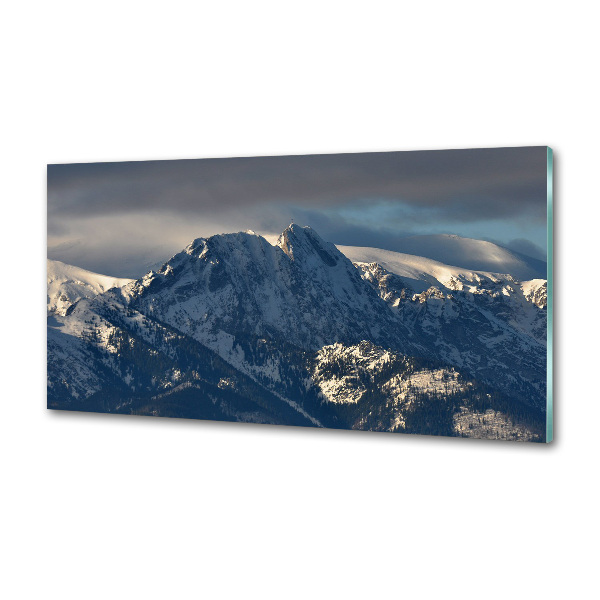 Cooker splashback Giewont in winter