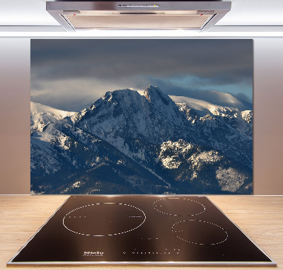 Cooker splashback Giewont in winter