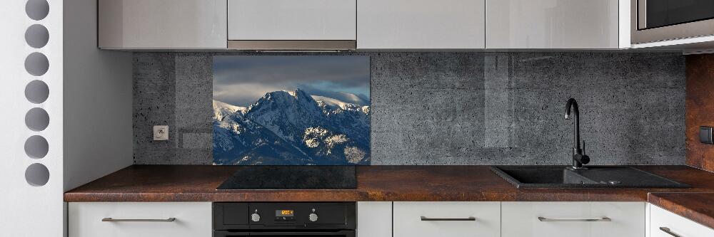 Cooker splashback Giewont in winter