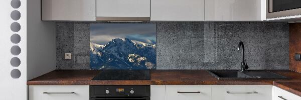 Cooker splashback Giewont in winter