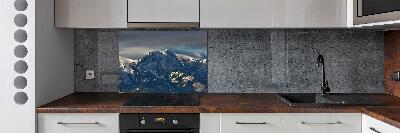 Cooker splashback Giewont in winter