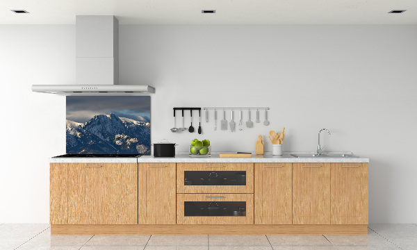 Cooker splashback Giewont in winter