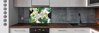 Kitchen splashback Tropical leaves