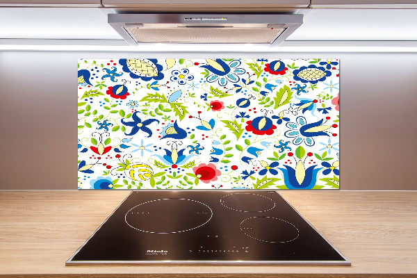 Cooker splashback Ethnic pattern