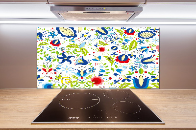 Cooker splashback Ethnic pattern