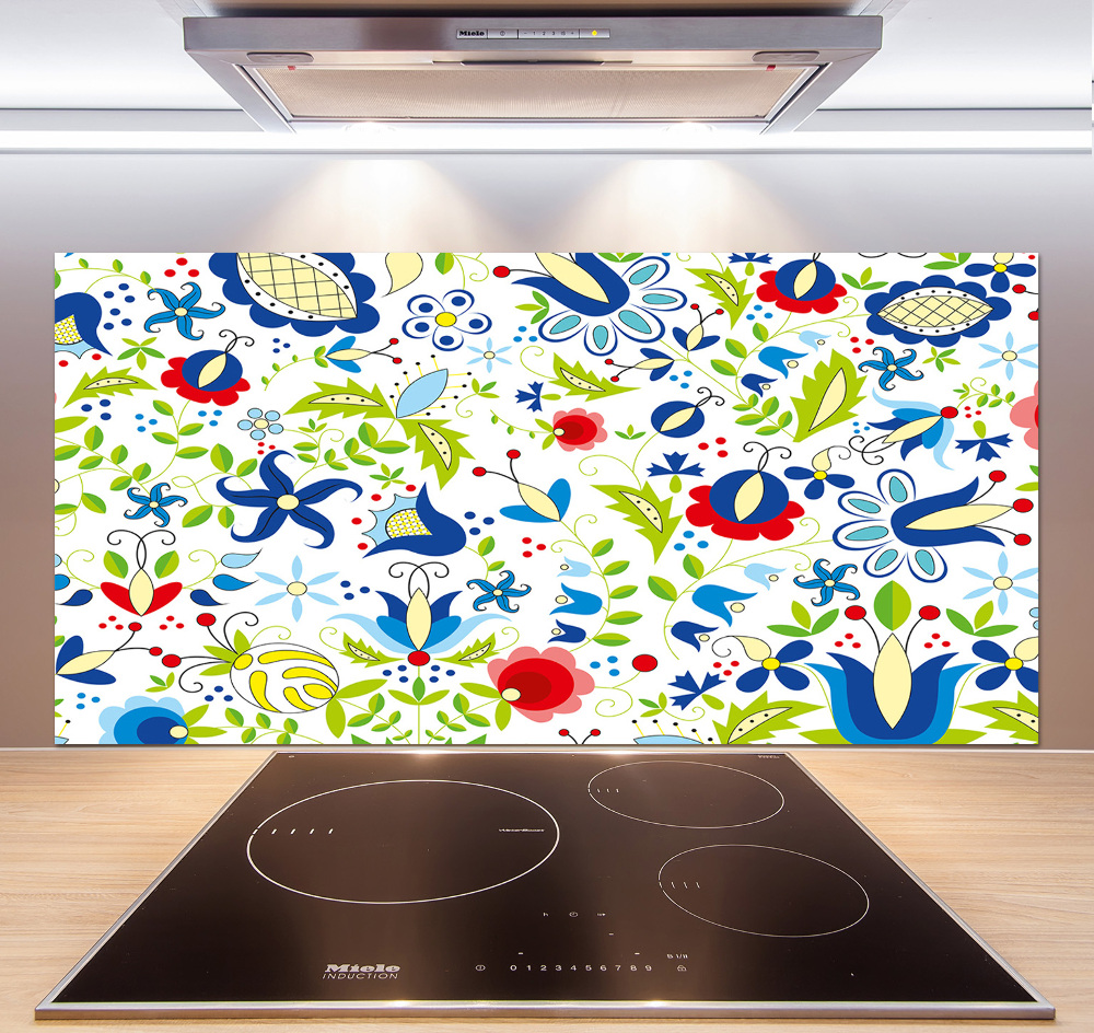 Cooker splashback Ethnic pattern